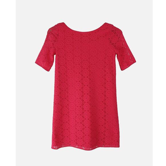 Lilly Pulitzer Other - Lilly Pulitzer Girls XL Topanga Dress Crochet Breakers Lace Coral